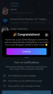 Nicegram: Web3 for Telegram X скриншот 1