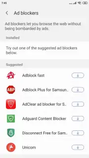 Samsung Internet Browser скриншот 3
