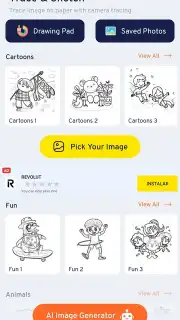 AI Drawing : Trace & Sketch скриншот 1