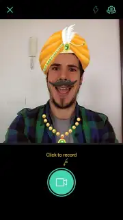BiuBiu-Selfie Sticker Video скриншот 1