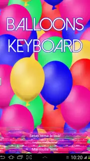 Balloons Keyboard скриншот 3
