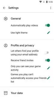 Google Play Games скриншот 7