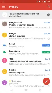 Gmail GO скриншот 7