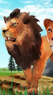 Lion Simulator Animal Games 3d скриншот 3