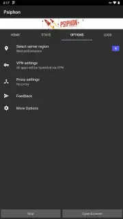 PsiPhon скриншот 11
