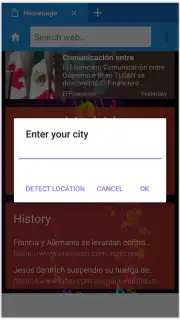 Goo Internet Browser скриншот 9