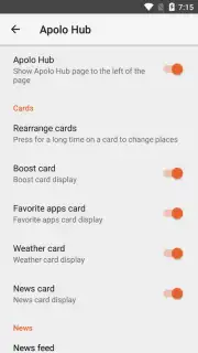 Apolo Launcher скриншот 2