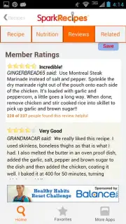 Healthy Recipes - SparkRecipes скриншот 3