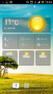 Cute Weather Widget скриншот 6