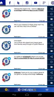 Chelsea FC Official Keyboard скриншот 2