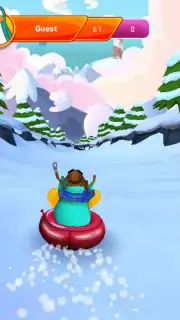Club Penguin Sled Racer скриншот 2