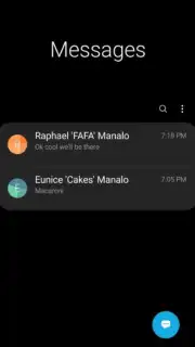 Samsung Messages скриншот 5