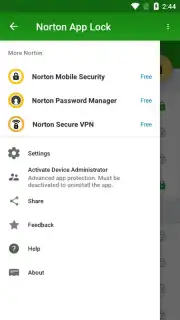 Norton App Lock скриншот 3