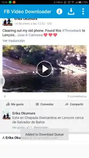 Appbloo FB Video Downloader скриншот 3
