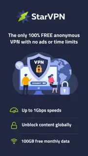 StarVPN - Free Private & Secure VPN скриншот 1