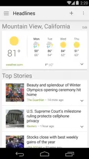 Google News and Weather скриншот 2
