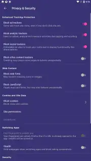 Firefox Klar скриншот 5