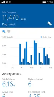 Microsoft Health скриншот 2