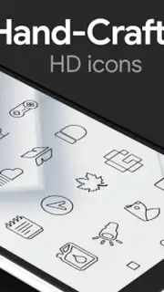 Lines Dark - Icon Pack скриншот 7