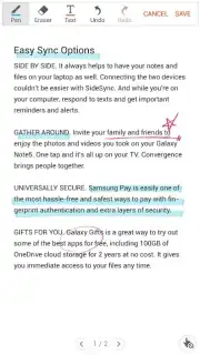 Samsung Write on PDF скриншот 1
