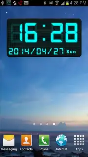 Digital Clock Widget скриншот 7