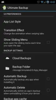 Ultimate Backup скриншот 1