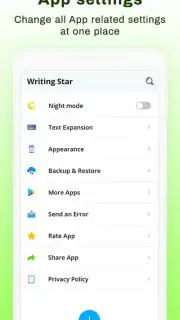 Writing Star: Text Expander & Auto-complete text скриншот 12