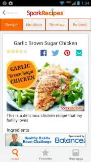 Healthy Recipes - SparkRecipes скриншот 2