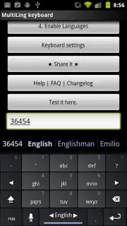 MultiLing Keyboard скриншот 6