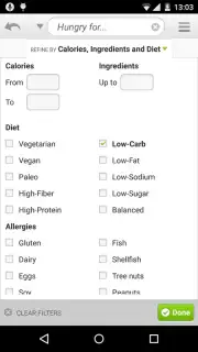 Recipes & Nutrition скриншот 15