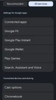 Google Play services скриншот 12