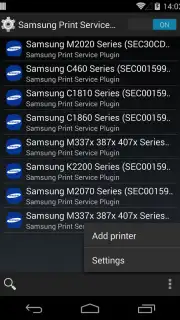 Samsung Print Service Plugin скриншот 6