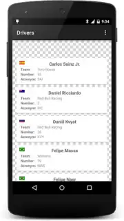 Formula Race Calendar скриншот 4