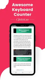 Keyboard Counter скриншот 3
