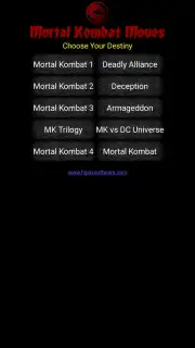 Mortal Kombat Moves скриншот 3