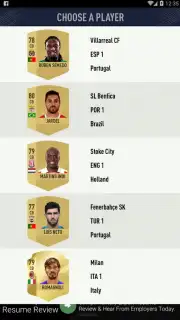 FUT 18 DRAFT скриншот 12