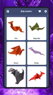 Origami dragons скриншот 3