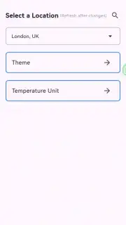 Weather Forecast App скриншот 3