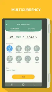 Money manager & expenses скриншот 1
