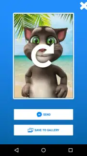 Talking Tom for Messenger скриншот 4