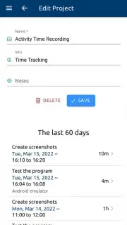 aTimeRecording - Online Time Tracking скриншот 5