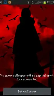 Itachi Live Wallpaper скриншот 8