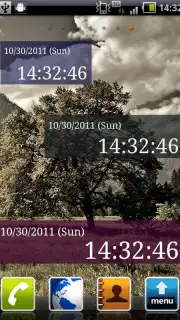 Seconds Clock Widget скриншот 4