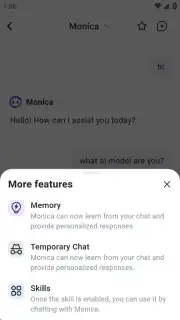 Monica AI скриншот 10