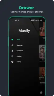 Musify-Online Music Player скриншот 1