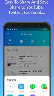 TG Recorder - Screen Recording скриншот 2