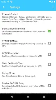 Cisco Secure Client скриншот 4