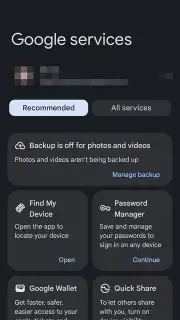 Google Play services скриншот 1