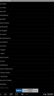 Basketball Livescore Widget скриншот 2