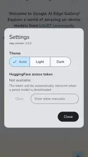 Google AI Edge Gallery скриншот 4